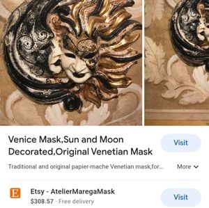 Venice mask & sun venetian mask